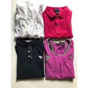 Girls Abercrombie/ Ralph Lauren bundle size L/XL